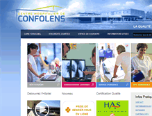 Tablet Screenshot of ch-confolens.fr